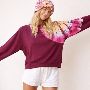 Electric & Rose Venice, CA Tie Dye Sweatshirt Size Small